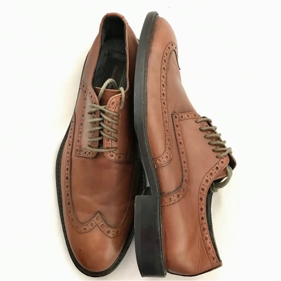 Joseph Abboud/Classic Leather Wing Tip Shoes